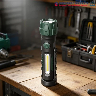 Lampu Kerja Dikuasakan Bateri dengan Stand