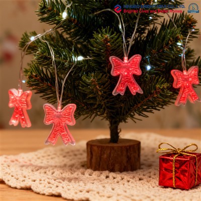 Lampu Krismas Mini Merah Dan Putih