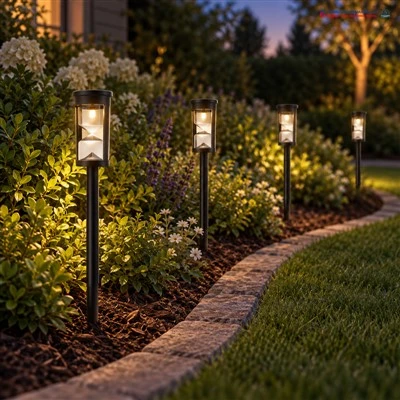 Lampu Rumput Jam Pasir Suria
